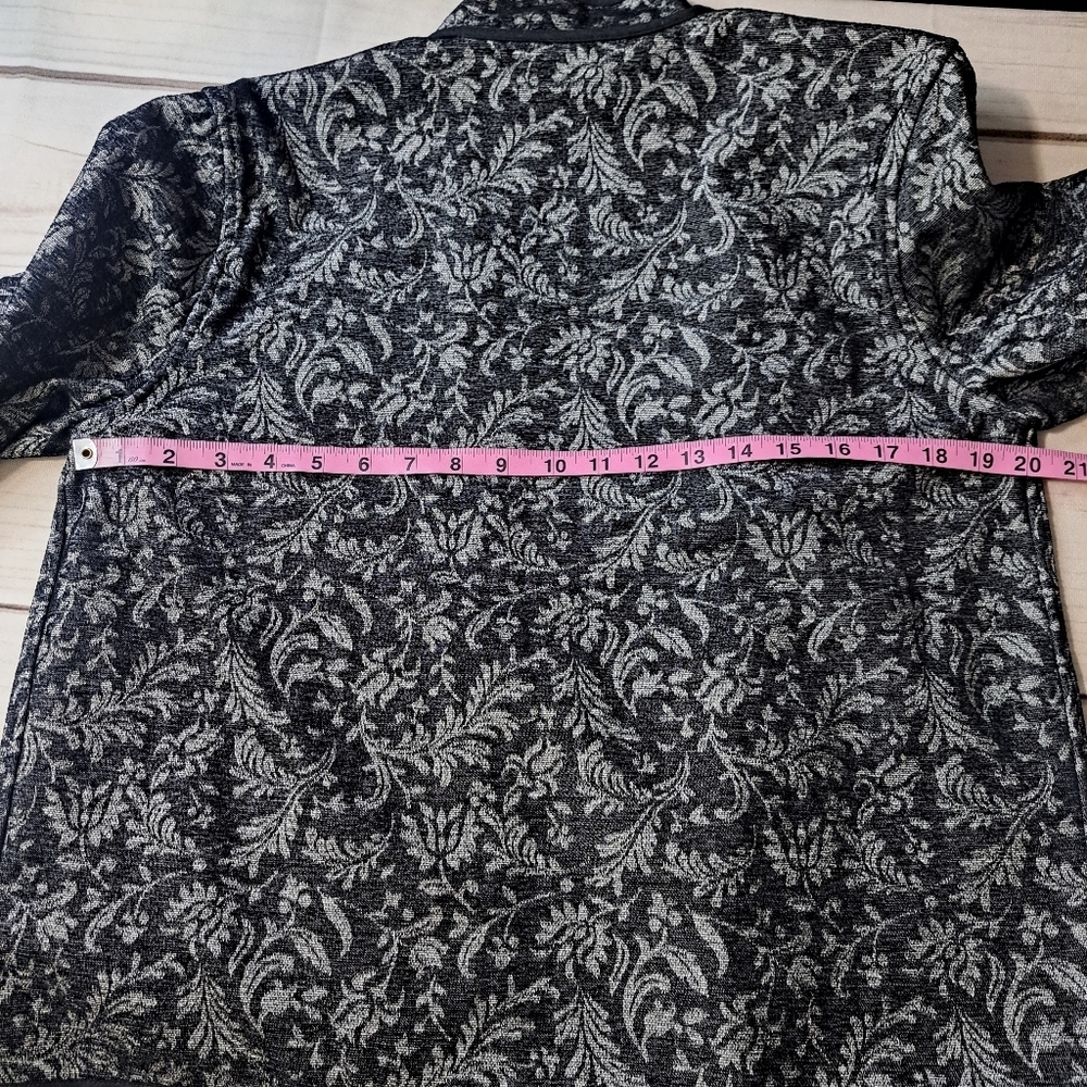 BonWorth XS Petite Tapestry Open Front Jacket - Picture 7 of 9